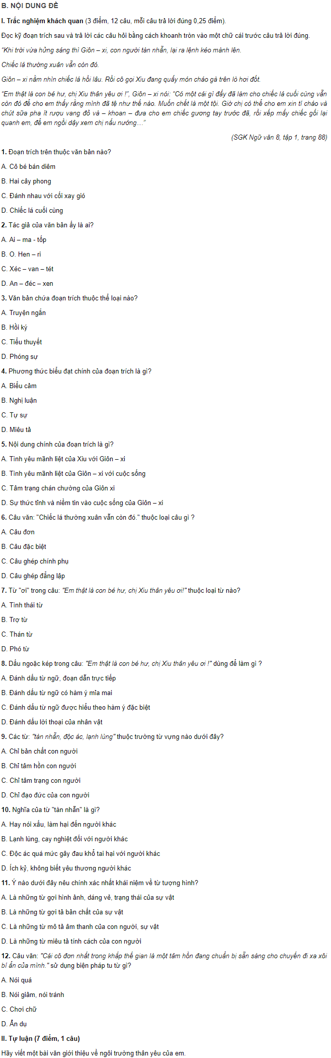 de-thi-hoc-ki-1-lop-8-mon-ngu-van-thcs-dong-nai-lam-dong-2